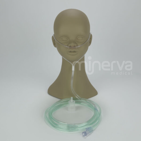 Cánula nasal dividida para medición de CO₂ y suministro de O₂ simultáneo. Salter Labs® 1