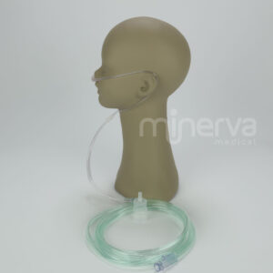 Cánula nasal dividida para medición de CO₂ y suministro de O₂ simultáneo. Salter Labs®