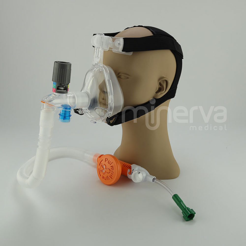 O2-Max® TRIO máscara BiTrac. CPAP. Pulmodyne® – Minerva Medical